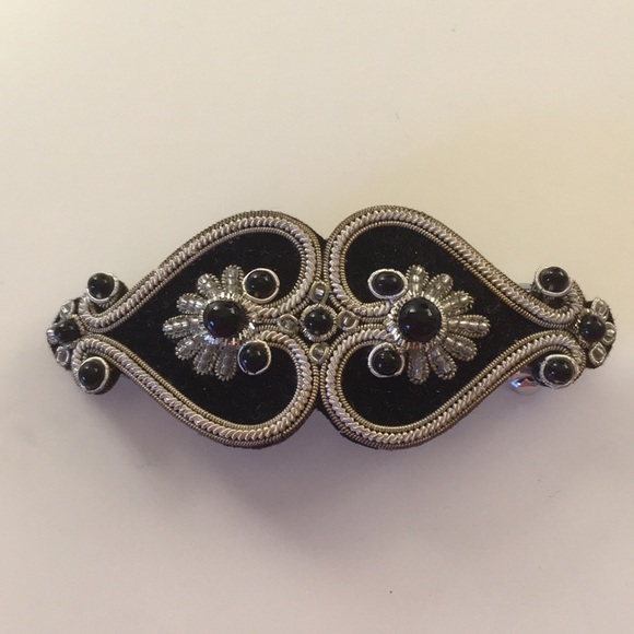 Coiled Wire Couture Barrette - Picture 2 of 7